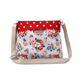 Isabelle Rose  folded messenger bag - Polkadot