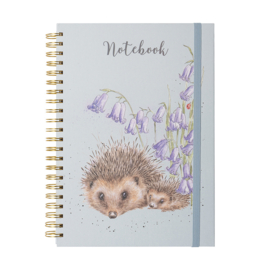 Wrendale A4 Notebook "Love and Hedgehugs" - egel