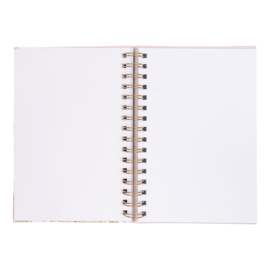 Wrendale A5 Notebook - blanco - "Among the Daisies" - konijn