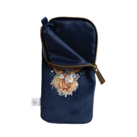Wrendale embroidered Glasses Pouch "Daisy Coo" - hooglander