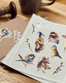 Iris Esther Art Stickers - Spring Prelude