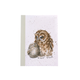 Wrendale A6 Paperback Notebook "Owls" - zonder tekst