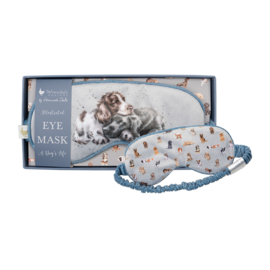 Wrendale eye mask "A Dog's Life" - hond