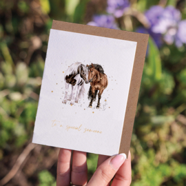 Wrendale card "Close to You" - "to a special someone" - paard