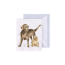 Wrendale mini card "Puppy Love" - labrador
