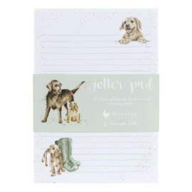 Wrendale A5 Jotter Pad "A Dog's Life"