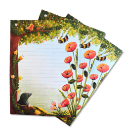 Esther Bennink A5 note pad - Summer