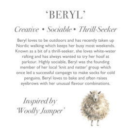 Wrendale knuffel - "Beryl" - schaap