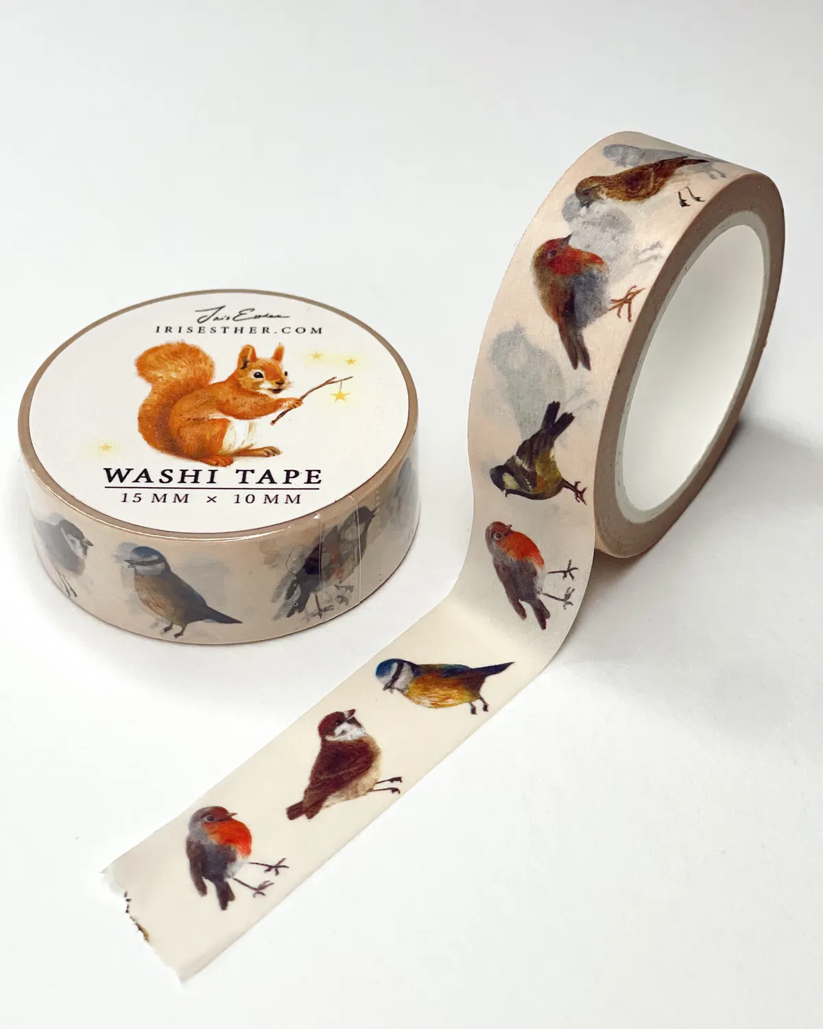 Iris Esther Washi Tape - Garden Birds