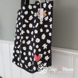 Bio katoenen shopper - Daisies