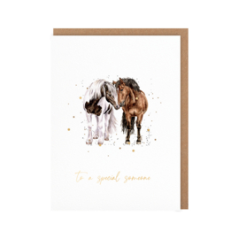 Wrendale card "Close to You" - "to a special someone" - paard