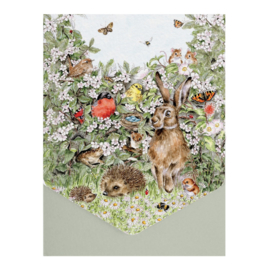 Wrendale Nature Notecard Pack - "Hidden in the Hedgerow"