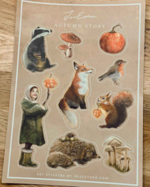 Iris Esther Art Stickers - Autumn Story