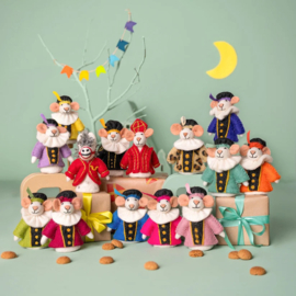 Vilten vingerpopje "Sintermuis" - Sint