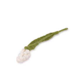 Vilten bloem - Wit Druifje