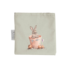 Wrendale foldable shopping bag "Garden Friends" - konijn