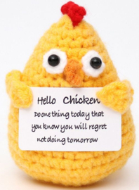 Geluksknuffeltje Positive Chicken