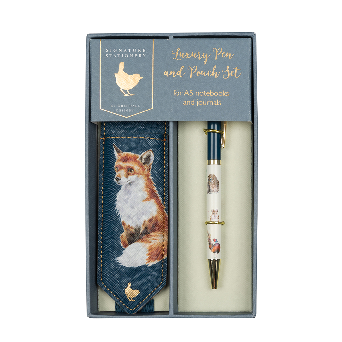 Wrendale Signature Collection Pen & Pouch Set