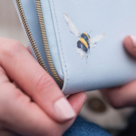 Wrendale large purse "Bumblebee" - hommel