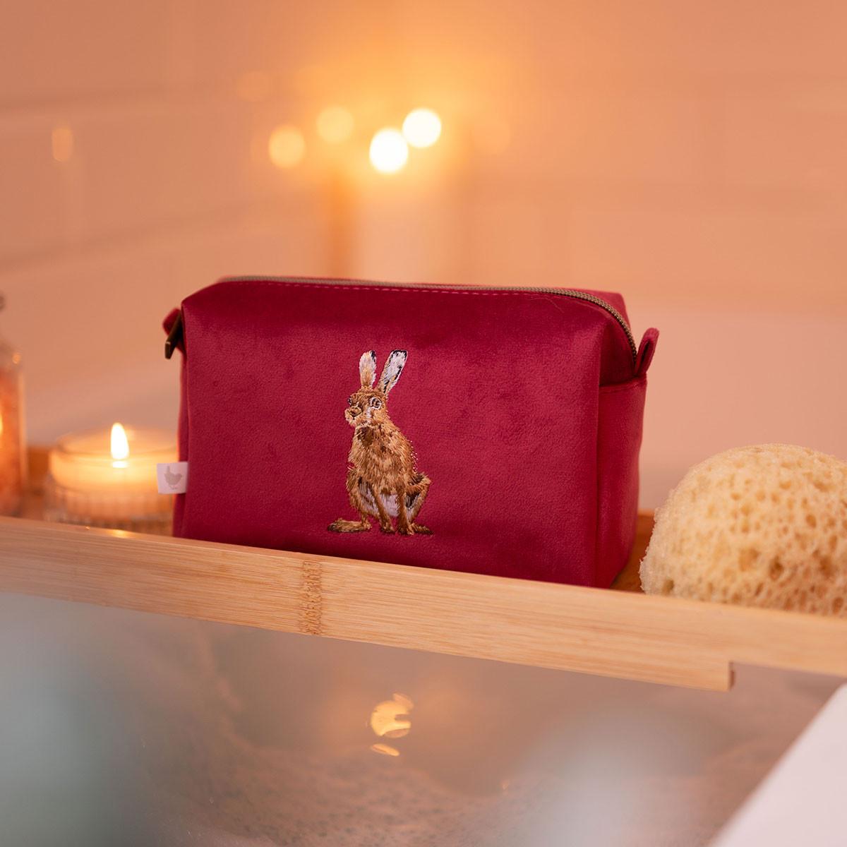 Wrendale embroidered Make-Up bag "Golden Hour" - haas