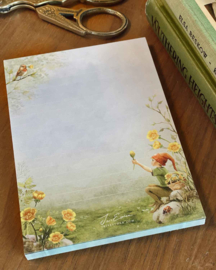 Iris Esther Gnome Post Notepad - A6