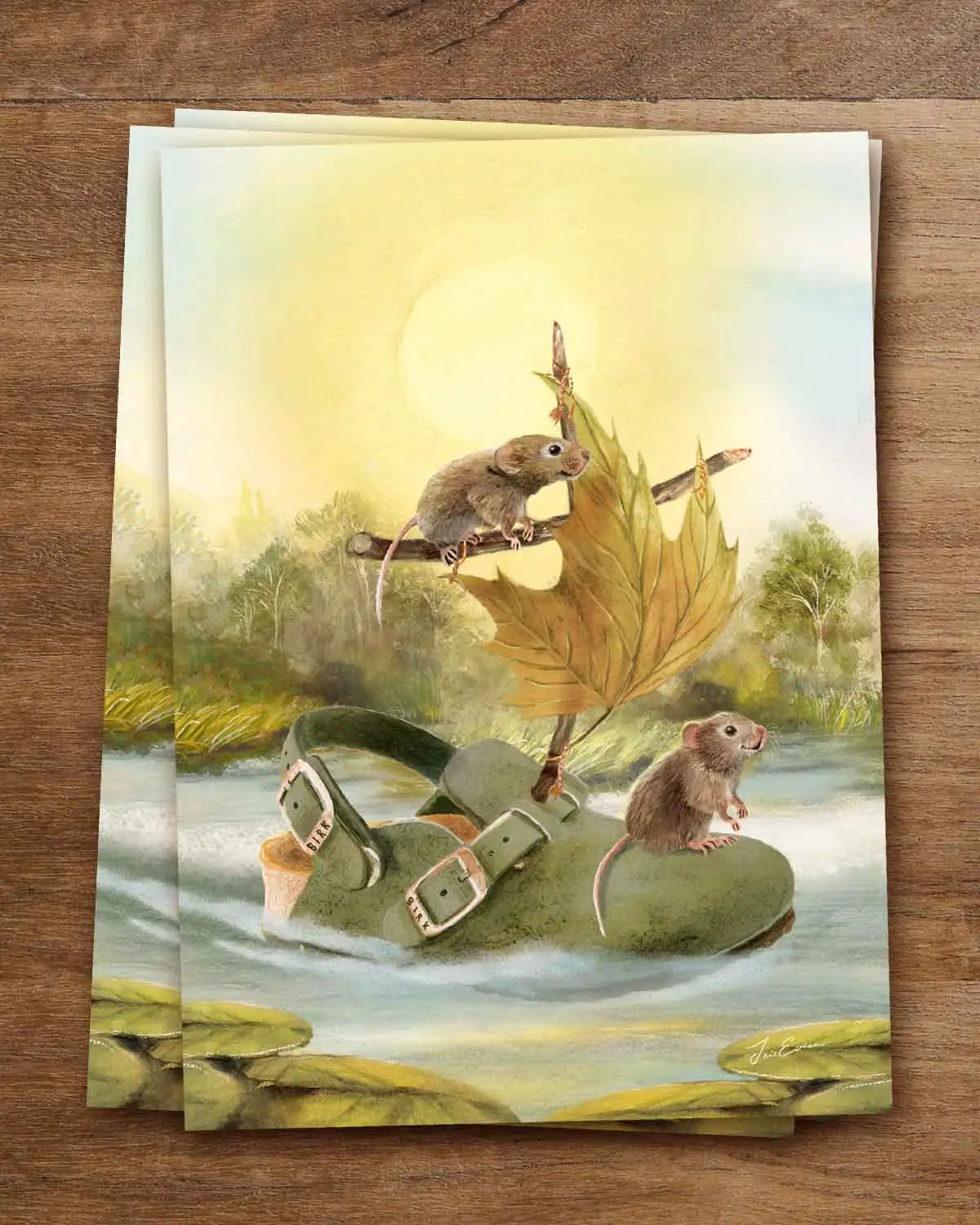 Iris Esther ansichtkaart - Adventure Awaits