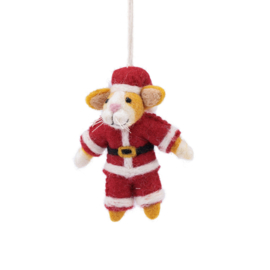 Vilten hanger kat - Kerstpoes