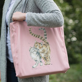 Wrendale canvas tote bag "Feline Good" - poes