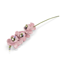 Vilten bloem - Ridderspoor roze