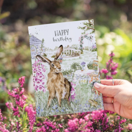 Wrendale greeting card "The Wild Garden"- haas