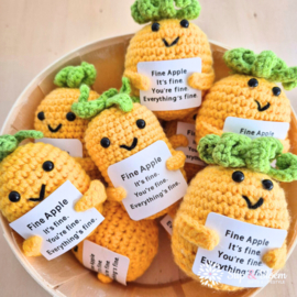 Geluksknuffeltje Positive Fineapple