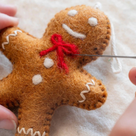 Vilten hanger - Gingerbread man