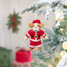 Vilten hanger kat - Kerstpoes