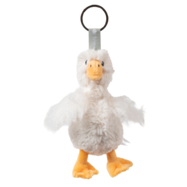 Wrendale plush keyring - "Pearl" - gans
