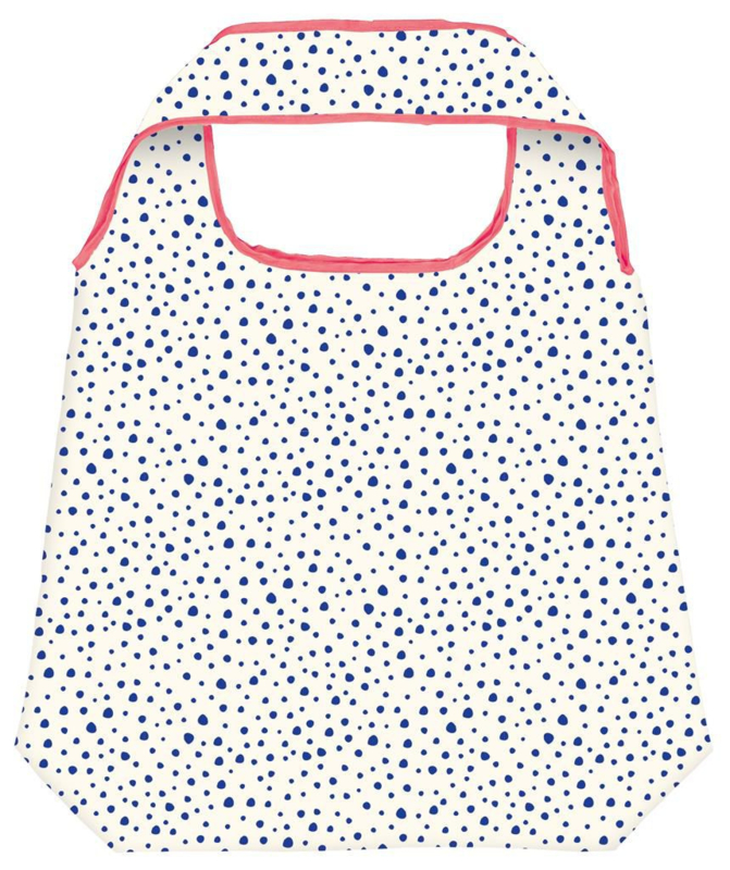 Opvouwbare shopper - dalmatian dots