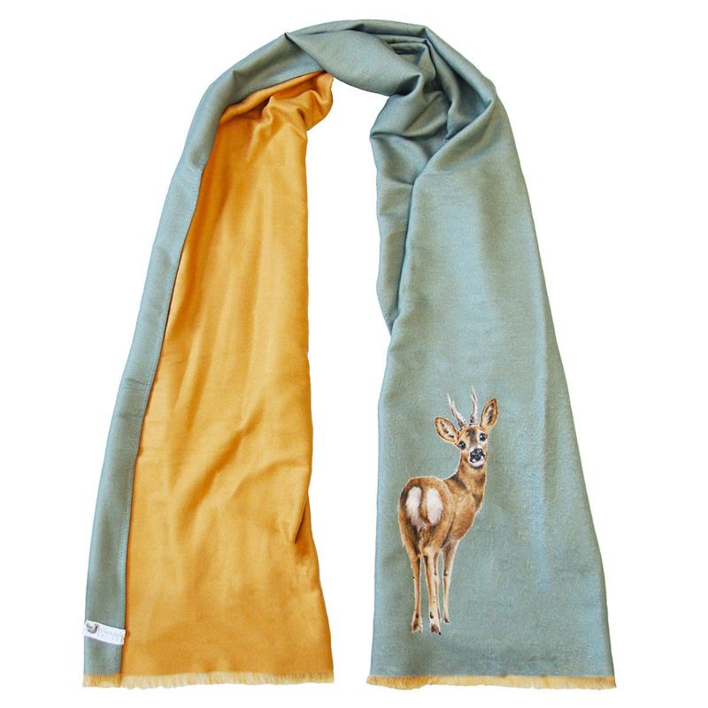 Wrendale winter scarf - The Roe Deer - hert