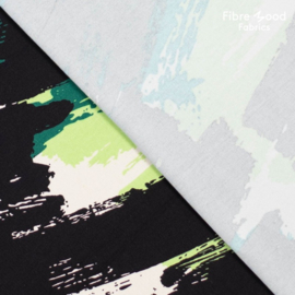 Fibremood - Katoen Denim - Brush Print
