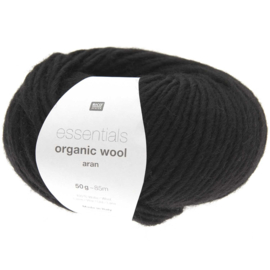 Rico Design - Essentials - Organic Wool Aran - Black 006