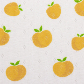 Swafing Tricot - Pointelle  Alva-  Apple   - Yellow