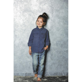 Recycled Stretch Jeans - Verhees Textiles - Dark Blue 005