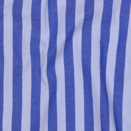 Katoen Print - Stripes - Blue