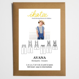 Ikatee Pattern | Avana pants or shortpants- Girl 3/12