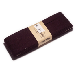 Tricot biaisband | Donker Bordeaux | col. 815