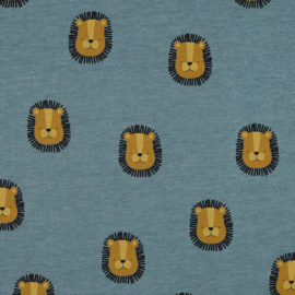 Sweat Melange - Lions  - Smokey Blue 