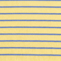 Badstof Stretch  - Stripes   -  Yellow Jeans