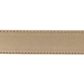 Tassenband - Imitatieleer - 30 mm -  Beige Metallic 110