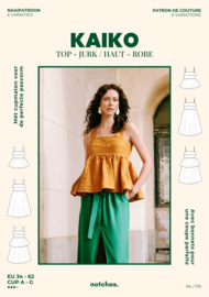 Notches - Kaiko Paper Pattern  - Top Jurk