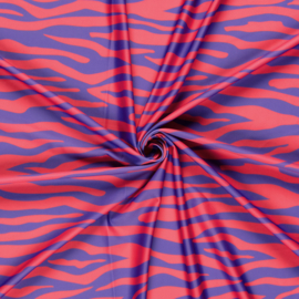 Swimwear UPF 50+ - Recycled  - Stripes - Fuchsia Purple