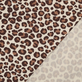 Verhees Textiles - Sweat - Animal Skin  -  Brown