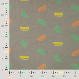 Qjutie - Wafel - Autobus - Grey
